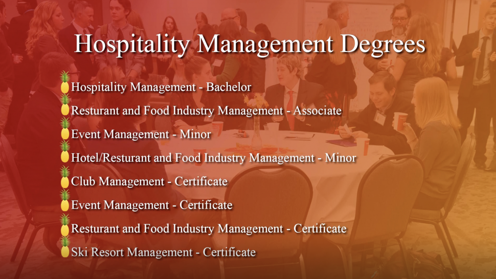 Hospitality Management Infographic